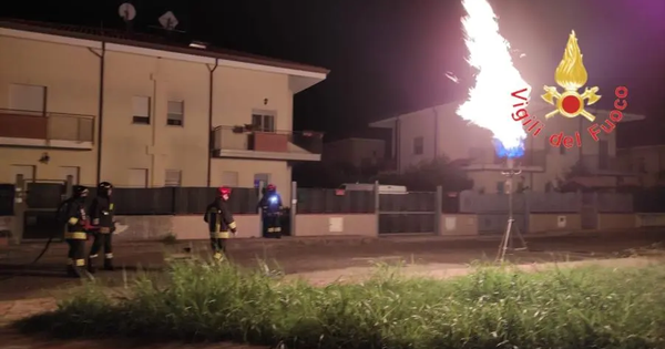 images Fuga di gas da un bombolone interrato a Gizzeria, paura per 12 famiglie