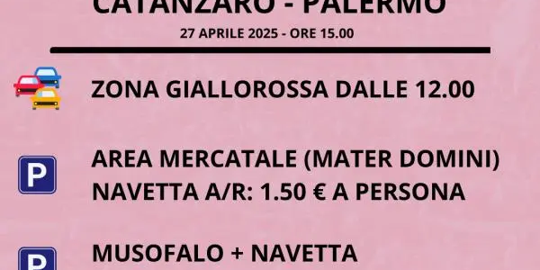 images Zona Giallorossa per Catanzaro-Palermo: info su viabilità e trasporti  