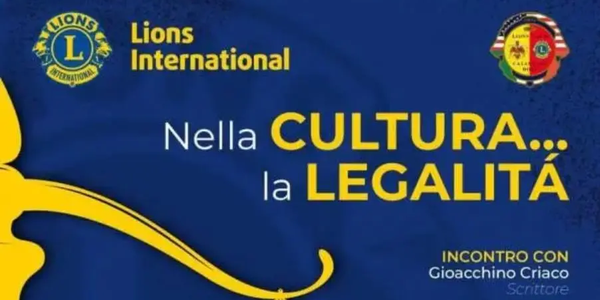 images La cultura della legalità, domani iniziativa del Lions Club Catanzaro Host
