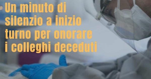 images Coronavirus. L’ordine degli infermieri a Catanzaro ricorda le vittime della pandemia