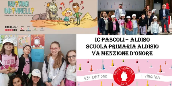 images Menzione d'onore per la V A della Scuola Primaria Aldisio al premio Andersen