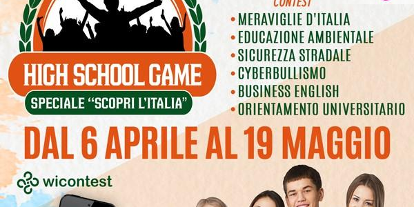 images Al via la IX edizione di “High School Game-Speciale Scopri l’Italia": un quiz che abbatte le distanze e fa viaggiare i ragazzi