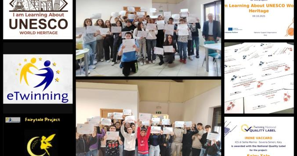 L’IC Sellia Marina - Soveria Simeri premiato con il "National Quality Label" per i progetti eTwinning images L’IC Sellia Marina - Soveria Simeri premiato con il "National Quality Label" per i progetti eTwinning