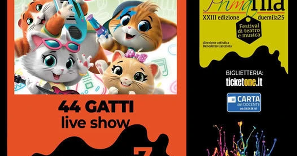 A Rende in scena un live show dedicato ai 44 gatti images A Rende in scena un live show dedicato ai 44 gatti