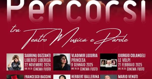 images "Percorsi tra teatro, musica e parole”: tutto pronto per la rassegna promossa dal Comune di Borgia 