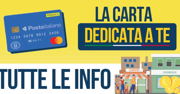 images Carta Dedicata a te: il primo pagamento deve essere effettuato entro il 16 dicembre 2024
