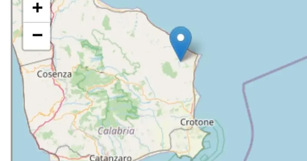 images La terra trema nel Crotonese: scosse di magnitudo 3.8