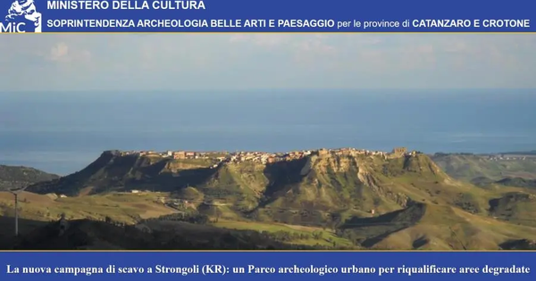 images Al via a Strongoli le indagini archeologiche e la riqualificazione urbana in località 'Vecchio cimitero'