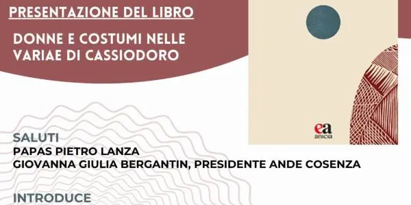 images La storia di due donne raccontata da Cassiodoro nell'iniziativa dell’ANDE Cosenza