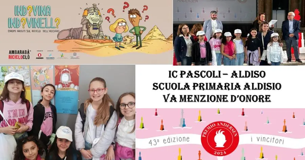 images Ambarabà Ricicloclò 2024, menzione d’onore per la V A della Scuola Primaria Aldisio di Catanzaro 