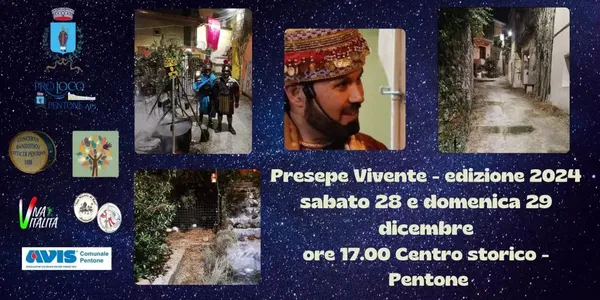 images Il borgo di Pentone si mette in bella mostra con l’Edizione 2024 del Presepe vivente 