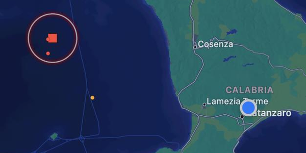 images Scossa di terremoto di magnitudo 4 al largo della Calabria 
