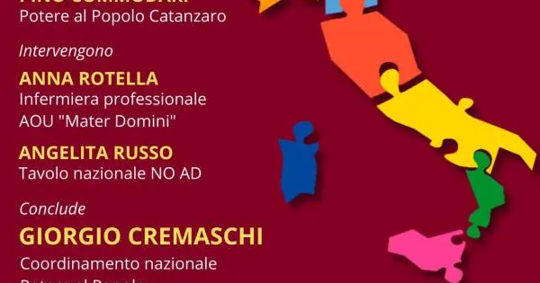images No all’autonomia differenziata, "Fermiamo la secessione dei ricchi": se ne parla il 4 marzo a Catanzaro