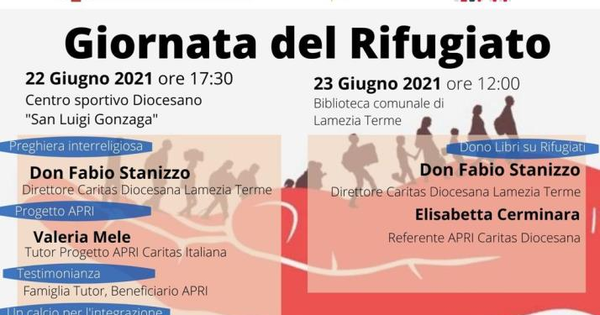 images Lamezia Terme. La Caritas celebra la "Giornata del rifugiato"