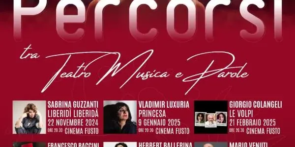 images "Percorsi tra teatro, musica e parole”: tutto pronto per la rassegna promossa dal Comune di Borgia 