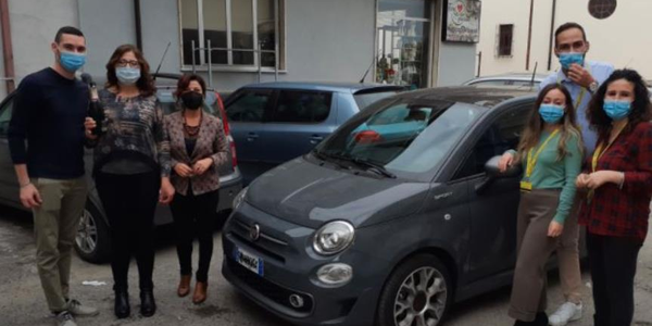 images Poste italiane, vinta una fiat 500 Hibryd  all’ufficio di Siderno  
