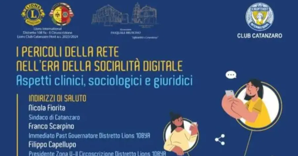 I pericoli della rete, sabato un convegno organizzato da Lions e Soroptimist a Catanzaro images I pericoli della rete, sabato un convegno organizzato da Lions e Soroptimist a Catanzaro