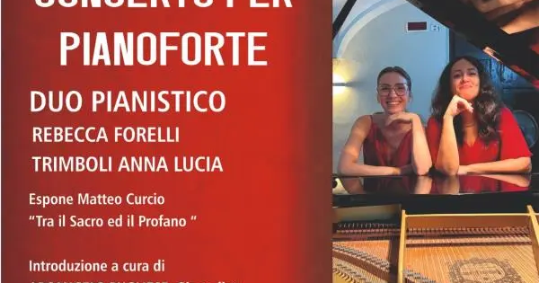 images A.Gi.Mus., tutto pronto per l'esibizione del duo pianistico Forelli-Trimboli e le opere di Curcio
