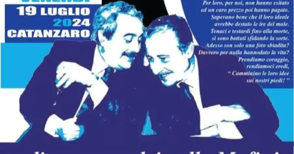 images Anniversario strage Via D'Amelio, FDI Catanzaro e GN insieme per dare "Un Calcio alla Mafia"