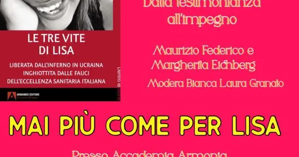 Venerdì a Catanzaro la presentazione del libro “Le Tre Vite di Lisa” con l'autrice Margherita Eichberg images Venerdì a Catanzaro la presentazione del libro “Le Tre Vite di Lisa” con l'autrice Margherita Eichberg