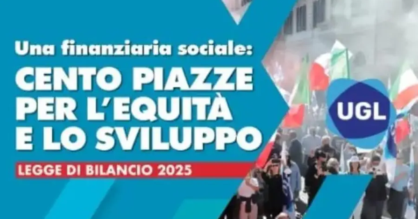 images L'UGL Calabria in piazza chiede equità e sviluppo 