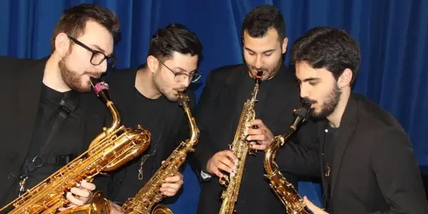 images Concerto del Kritis Saxophone Quartet al salone della musica dell’Accademia Artea di Cosenza