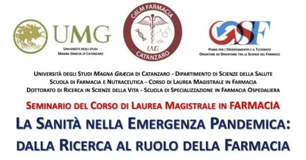 La sanità nell'emergenza pandemica, giovedì il seminario all'Umg di Catanzaro images La sanità nell'emergenza pandemica, giovedì il seminario all'Umg di Catanzaro