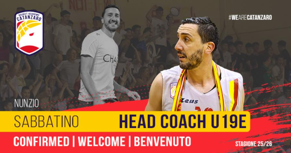 Nunzio Sabbatino è il nuovo head coach della Basket Academy Under 19 di Eccellenza images Nunzio Sabbatino è il nuovo head coach della Basket Academy Under 19 di Eccellenza